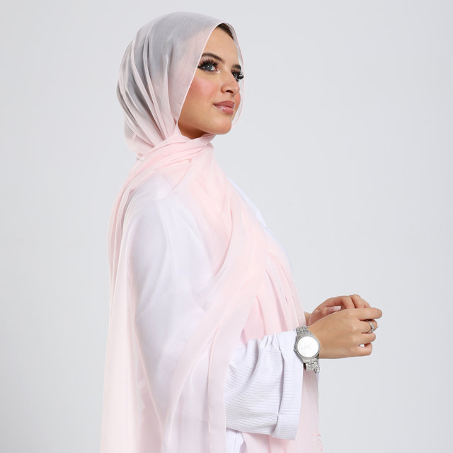 شيله قطن استرتش اسود